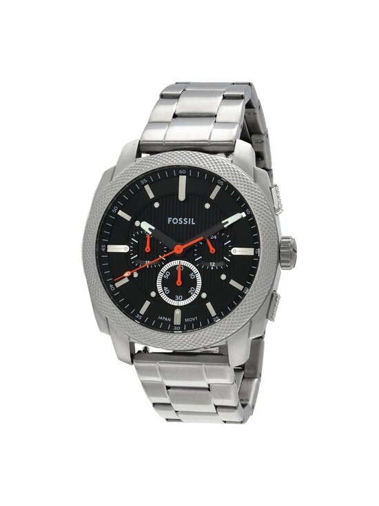 NWT Fossil Machine Chronograph Quartz Black Dial Men\'s Watch